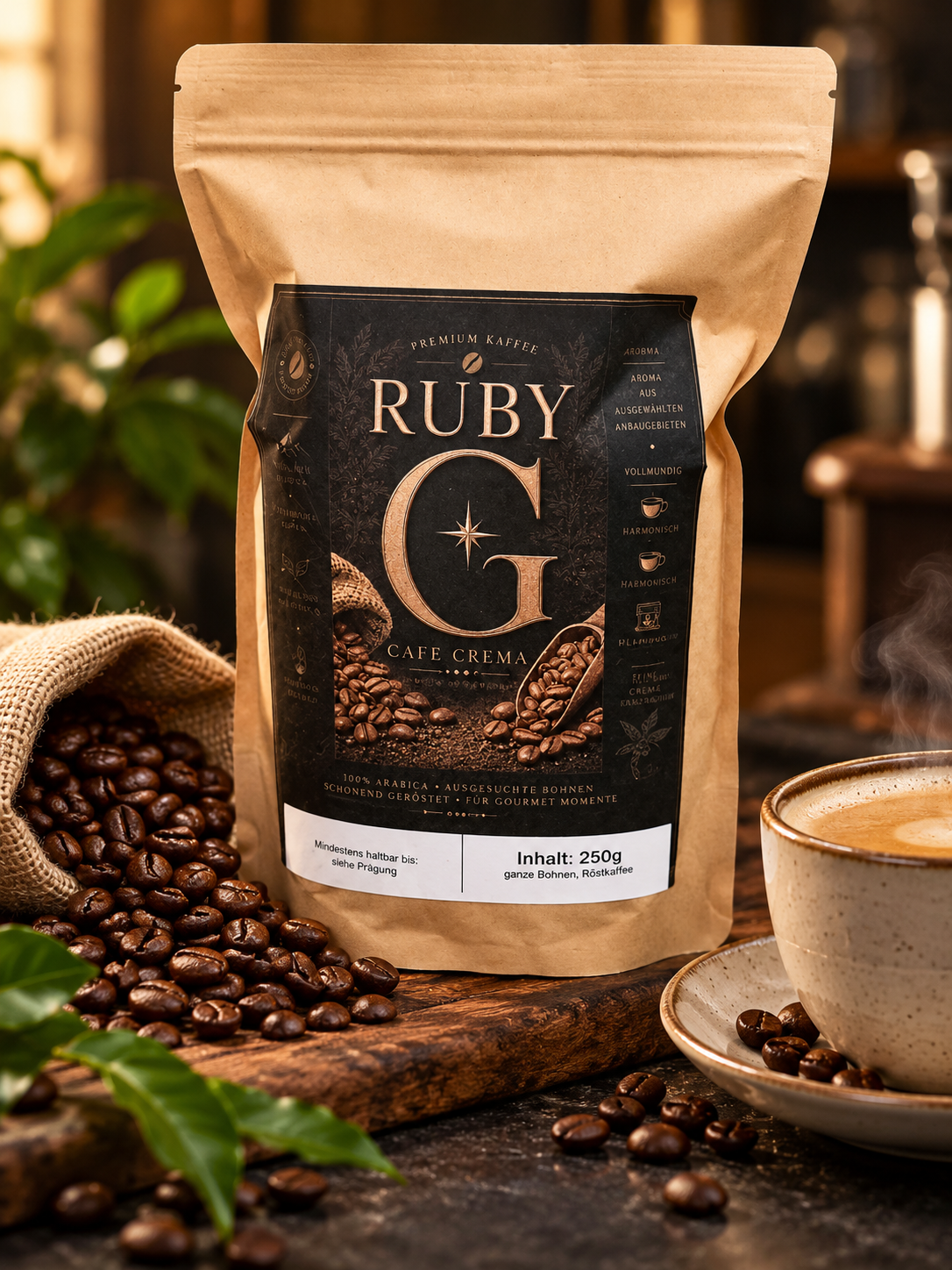 RUBYG COFFEE Bohnen